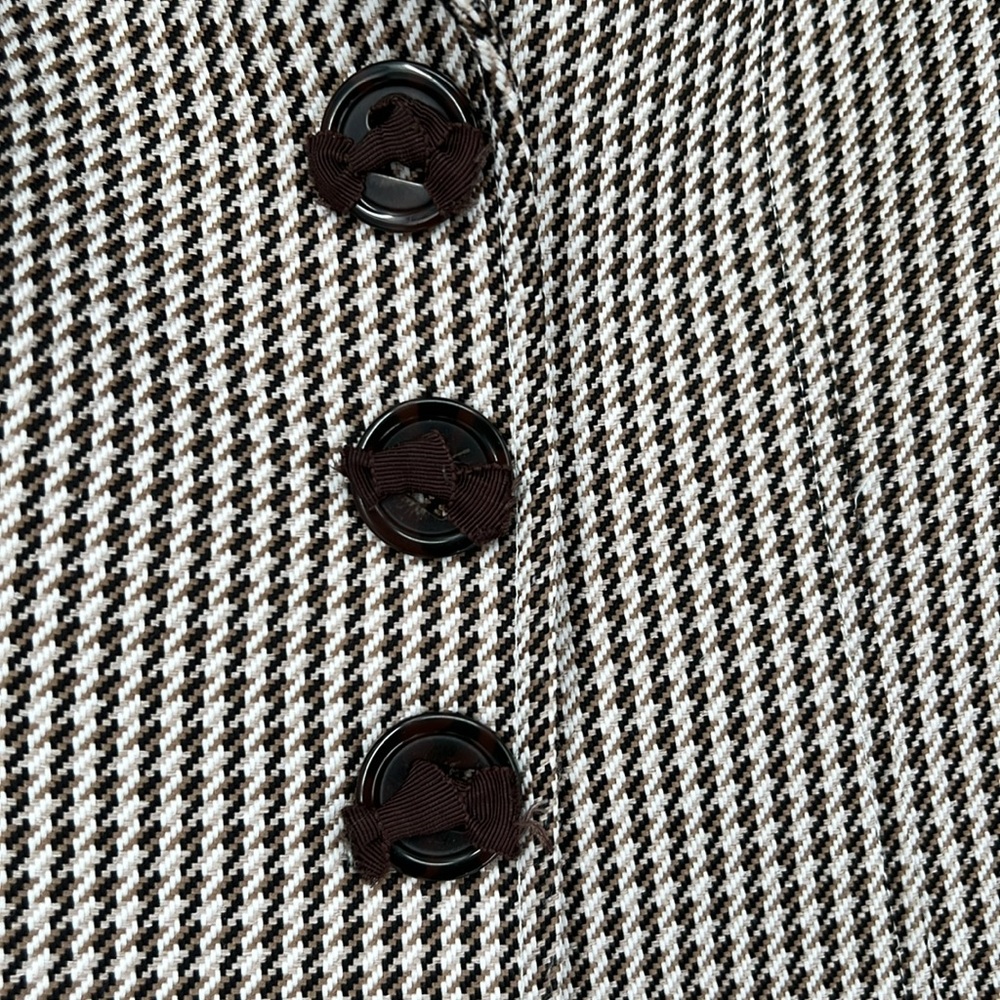 TAHARI HOUNDSTOOTH BLAZER‎ - Picture 4 of 7